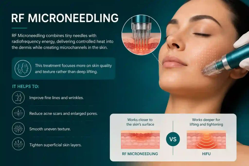 What Does RF Microneedling Do That HIFU Alone Cannot Streatley
