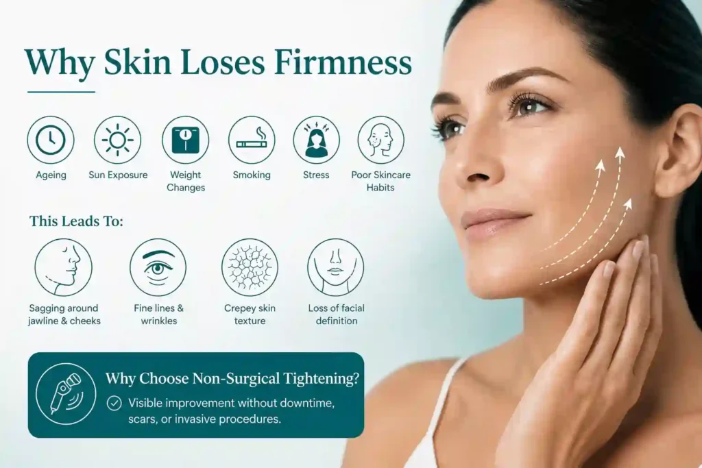 What Makes Skin Lose Firmness and Why Do People Seek Non-Surgical Tightening Streatley?
